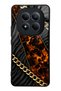غطاء هاتف لامع بتصميم Golden Eclipse لهاتف Xiaomi Redmi Note 15 Pro 4G