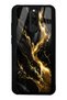 Xiaomi Redmi 8 Obsidian Gold Flow Design Glossy Phone Case