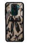 Xiaomi Redmi Note 9 Glossy Phone Case with Midnight Bow Design