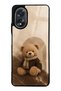 Oppo A38 Cozy Teddy Design Glossy Phone Case