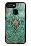 Oppo A5S Glossy Phone Case with Turquoise Ottoman Jewel Design