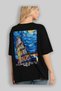 Colosseum Italy 2 Black Oversize Country City Back Printed Unisex T-Shirt 100% Cotton Premium - 4