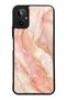 Gm 23 Se Glossy Phone Case with Blush Gold Marble Design