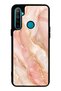Realme 5I Glossy Phone Case with Blush Gold Marble Design