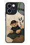 Oppo Reno 15F Forest Teddy Design Glossy Phone Case