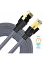 Hi Link Flat Braided Cat8 2 Meters Ethernet Cable High Speed 40Gbps 2000Mhz Ethernet Cable Fk0802 - 3