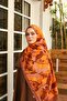 Petra Abstract Floral Pattern Shawl - 4