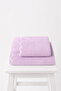 Lavinya 100% Cotton Wavy Embroidered Towel Set - 50X90 & 70X140 cm 2-Piece Bath & Dowry Towels - 2