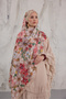 Summer Garden Series Patterned Cotton Soft Shawl Women's Colorful Shawl - 5