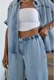 Light Blue Elio Shirt Pants Denim Set - 8