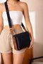 Women's Three-Compartment 3-Compartment Lacoste Fabric Crossbody and Shoulder Bag 29X20Cm
