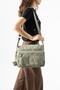 Women's Light Mink Shoulder Bag, Multi-Compartment Strap Crossbody Bag, Lightweight Original Crinkle Waterproof Fabric, 33X23X12Cm - 2