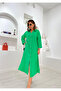 Green Pocketed Buttoned Shirt Dress - 2Y2603 - 3
