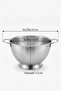 Gastro Stainless Steel 25cm Strainer with Handle Vegetable Fruit Flour Strainer - 4