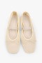 Women's Luma Butter Yellow Mesh Bowknot Ballerinas