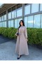 Collared, Buttoned Front, Mevlana Cut Cupra Dress Anka261034