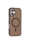iPhone 16 Plus Case Magsafe Supported Camera Raised Silicone Matte Anti-Fingerprint Brsa - 4