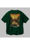 Amsterdam Netherlands 3 Green Oversize Country City Back Printed Unisex T-Shirt 100% Cotton Premium - 3