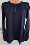 Er Clothing Summer Combed Cotton Blouse Long-Sleeve Crew Neck Elastic Cuff Laci - 5