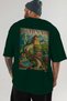 Great Wall of China Green Oversize Country City Back Printed Unisex T-Shirt 100% Cotton Premium - 6