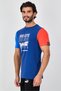 x BMW Motorsport Men Sportswear Fit Short Sleeve Outdoor T-Shirt, Blue - 2