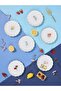 6-Piece Porcelain Floria Cake Plate - 3