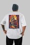 Colosseum Italy 5 White Oversize Country City Back Printed Unisex T-Shirt 100% Cotton Premium - 2