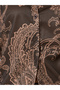 Brown Printed Long Sleeve Shirt And Pants Co-Ord Set - 3
