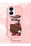 Vivo Y56 Compatible Case Camera Protector Pink Silicone Couple Phone Case Kitty Pattern - 2