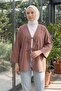 كيمونو طويل بأربطة مزدوجة 262353 - GÜL KURUSU