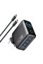 Charger (140W,4-Port, Pd 3.1) Usb-C Dark Gray