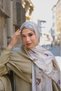 Luna Vual Silk Shawl-Khaki