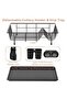 S2C Dish Rack Dish Drying Stand Dish Drainer Plate Rack Dish Kitchen Organizer Dish Drying Rack Countertop Large Antibacterial Kitchen Utensils Dish Racks Dish Stand - 3