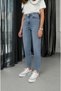 Julia Milano Women's Denim Pants Blue Medium Snow Wash Daily Wear Comfortable Mom Boyfriend Jean (New Season) (2026)