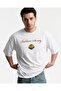 Baklava Society Printed Oversize Summer Basic T-Shirt - 2