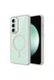 Galaxy S23 Fe Case Magsafe Transparent Back Face Camera Raised Silicone Gzst