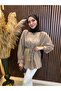 Neya Jacquard Tulle Modal Casual Shirt |   Beige - 2