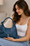 USPA HOBO BAG US6553,BLUE - 2