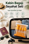 Suitcase Organizer Cabin Luggage Travel Set - Refillable Mini Bottle and Zipper Bag (4 Pieces)