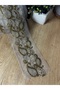 Gold&Silver Stone Embroidered Beaded Applique Lace Ribbon(1Mt) - 4