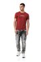 Men's Regular Fit Printed Cotton T-Shirt Ct827 - 6