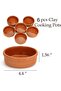 Microwave And Oven Safe Clay Cooking Pot, 6 piece - 3
