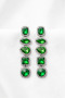 Evening Dress Long Stylish Stone Earrings - 2
