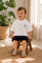 Unisex Kids Mini Sun Printed Oversize T-Shirt Shorts Summer Set 1-5 Years