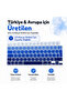 MacBook Pro 16.2 Inch M1 M2 M3 M4 M5 A2485 A2991 Compatible Turkish Q Keyboard Protector Blue Ombre Silicone - 2