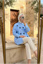 Women's Special Design Embroidered Oversize Shirt Tunic - 3
