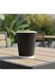 8oz Ripple Coffee Cups with Lids Disposable Cups for Takeaway Coffee, Tea or Hot Drinks-Black 50 Pcs - 7