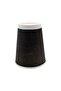 8oz Ripple Coffee Cups with Lids Disposable Cups for Takeaway Coffee, Tea or Hot Drinks-Black 25 Pcs - 4