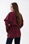 -Double Tunic with Cape Buckle Fastening at the Waist, Modal Woven Fabric - 5