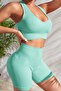Women's Blue High-Waisted Nightgown Set with Shorts - Comfortable and Stylish - 3